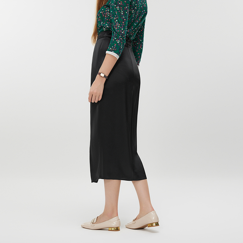 Women's Ruched Bodycon Skirt MJ036