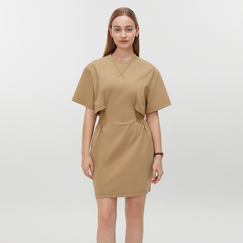 Women's Casual Knit Short Dress MJ043