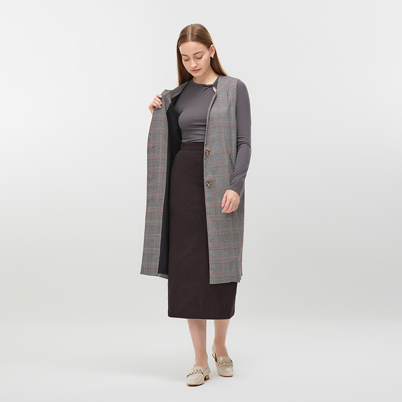 Women's Casual Blazer Vest MJ042