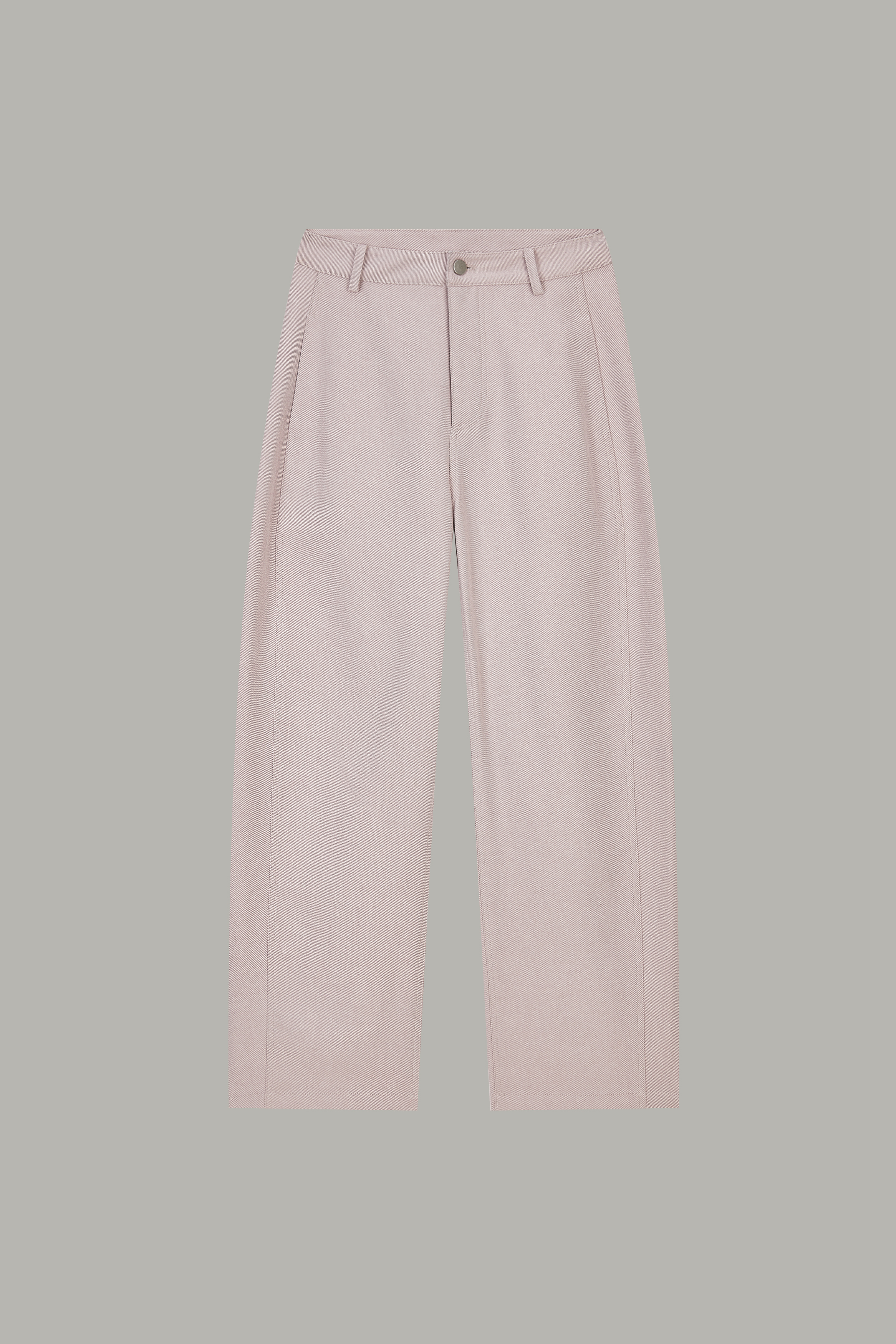 Women's Light Pink Wide-Leg Tailored Pants MJ053