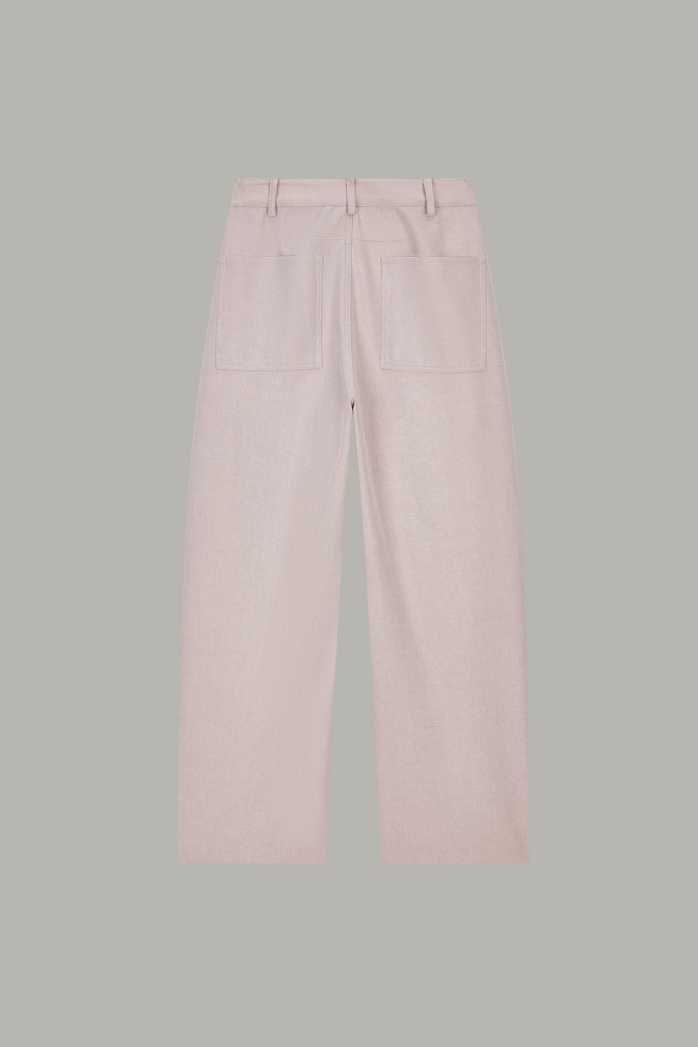 Women's Light Pink Wide-Leg Tailored Pants MJ053
