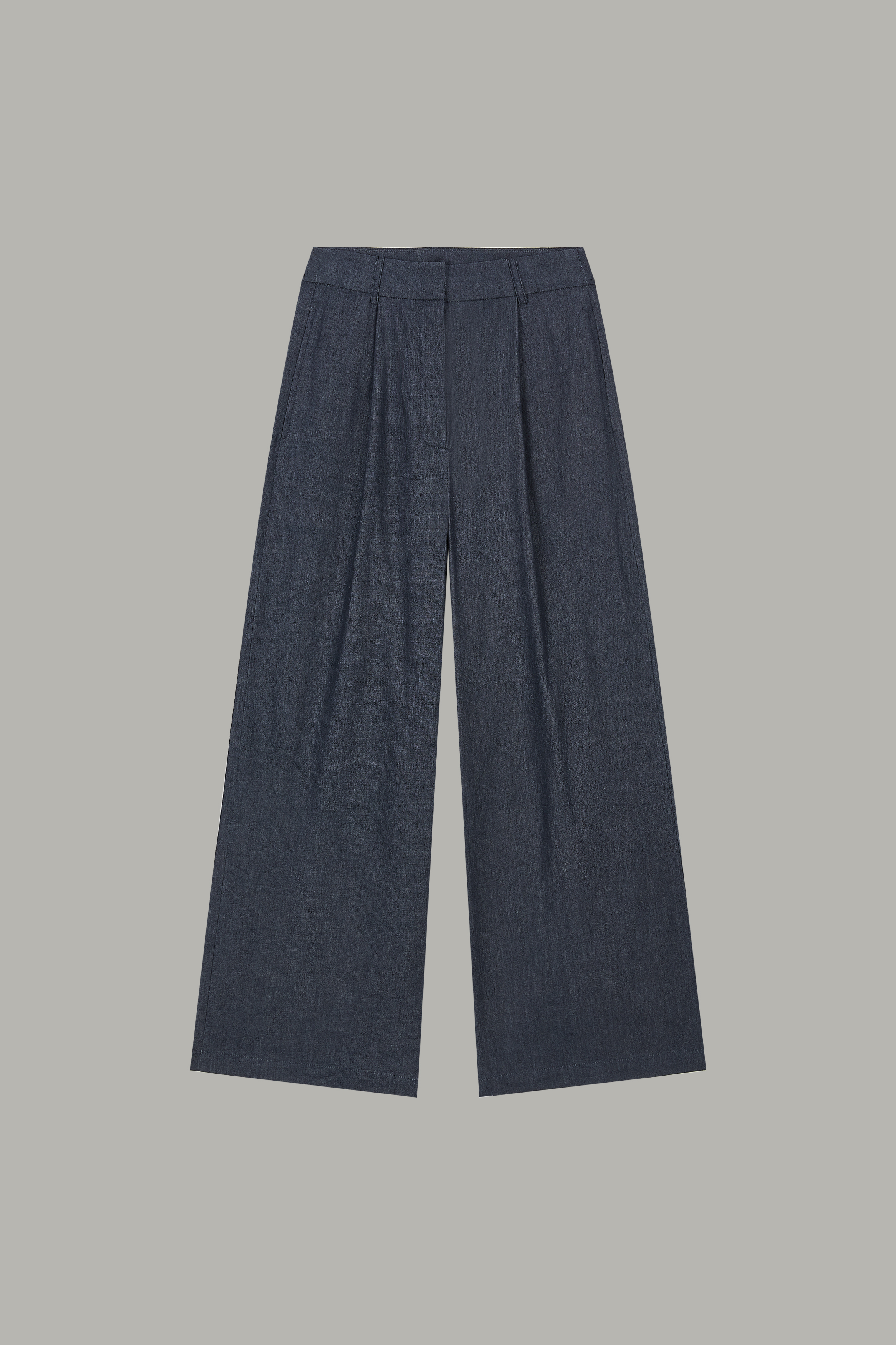 Women's Dark Denim Wide-Leg Trousers 65